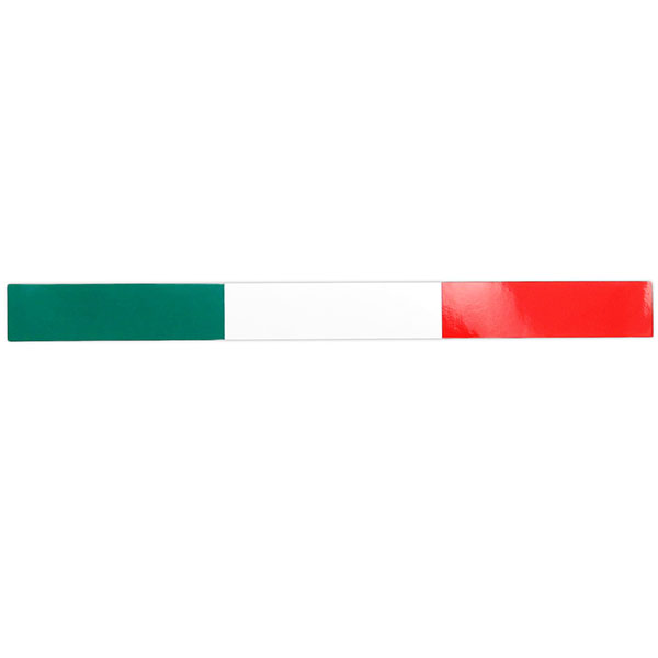 イタリア国旗ステッカー 横長タイプ