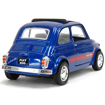 1/24 FIAT 500ミニチュアモデル(ブルー) : イタリア自動車雑貨店 ...