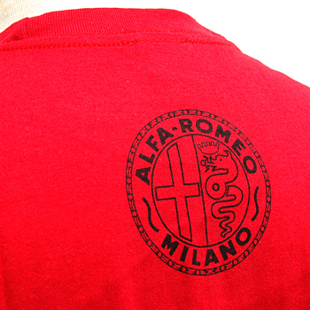 Alfa Romeo MILANO Emblem T-Shirts(Red)