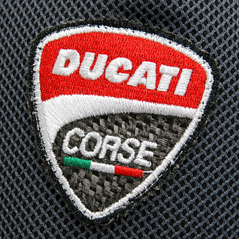 DUCATI純正ベースボールキャップ-DUCATI CORSE/カーボンルック