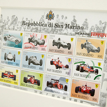 Scuderia Ferrari San Marino GP Stamp Set