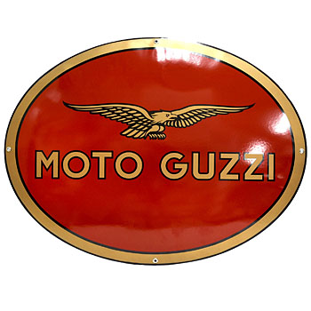 MOTO GUZZIオフィシャルホーローサインボード