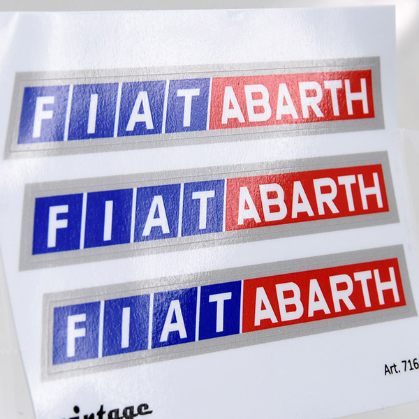 FIAT ABARTH Logo Stickers(3pcs.)