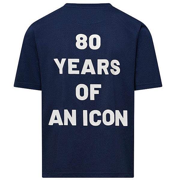 Vespaオフィシャル80th Anniversary Tシャツ(ネイビー)
