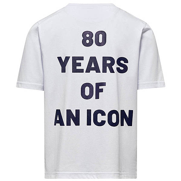 Vespaオフィシャル80th Anniversary Tシャツ(ホワイト)