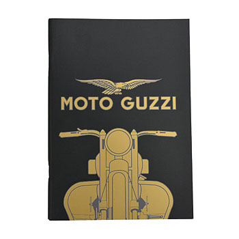 MOTO GUZZIオフィシャルA5ノート(ブラック/Type B)