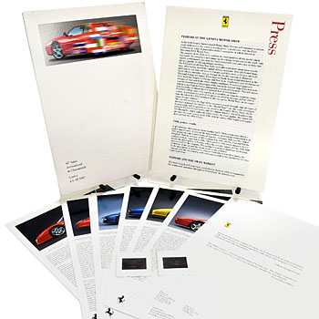 Ferrari 1997年ジュネーブショープレスキット