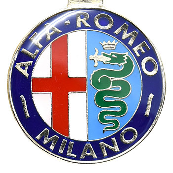Alfa Romeo Milanoエンブレムキーリング