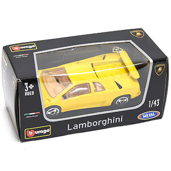 1/43 Lamborghini Diablo Miniature Model(Yellow) : Italian Auto 