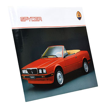 MASERATI Spyder Catalogue(Re-Print)