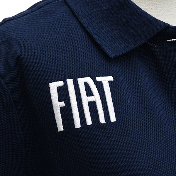 FIAT×K・WAY ロゴレディスポロシャツ(ネイビー)