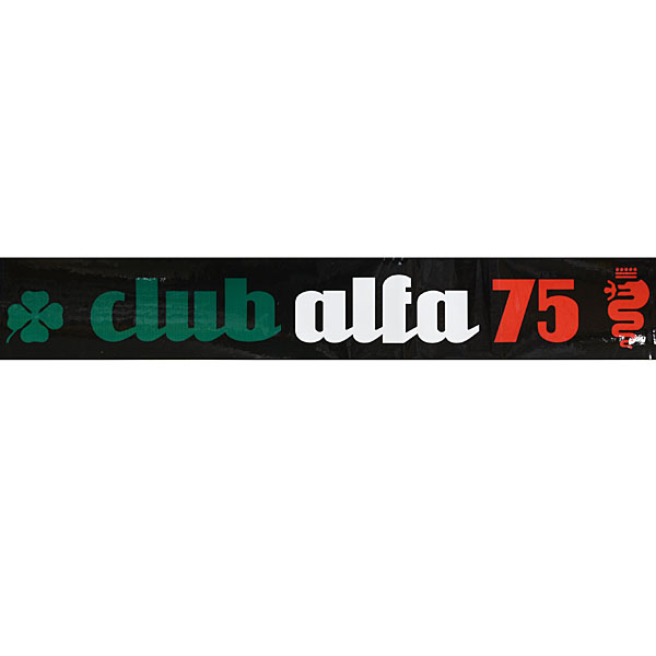 CLUB Alfa 75オフィシャルウィンドウシールドステッカー