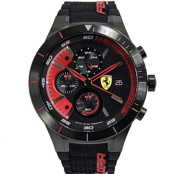 Ferrari Quartz Chronograph -Red Evo- : Italian Auto Parts 