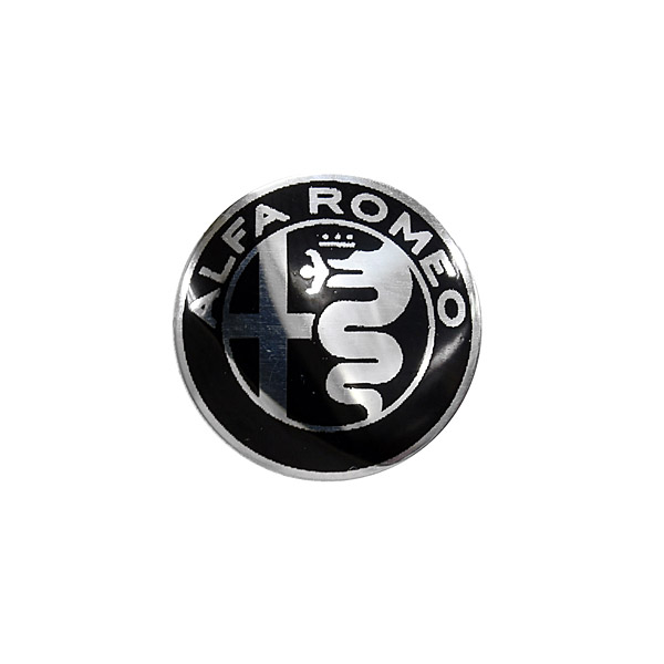 Alfa Romeo Newエンブレムアルミプレート(モノトーン/15mm)