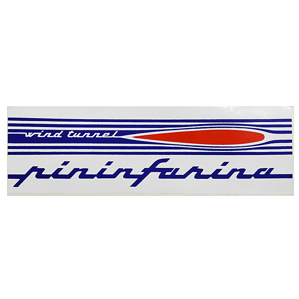 Pininfarinaウィンドトンネルステッカー