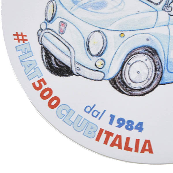 FIAT 500 CLUB ITALIA-unicef Sticker