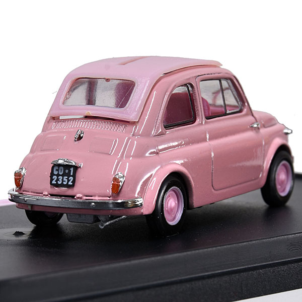 1/43 FIAT 500ミニチュアモデル-Pink-/Brumm創立30周年エディション 