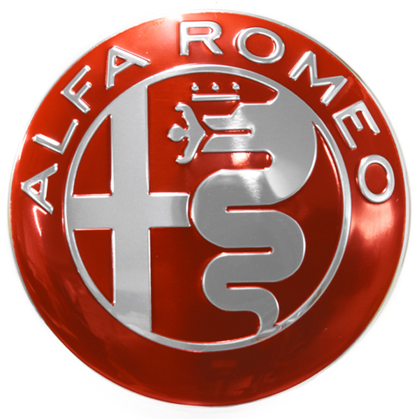 Alfa Romeo Newアルミエンブレム(レッド)