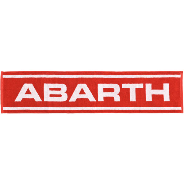 ABARTH純正マフラータオル-ストライプ&ロゴ-