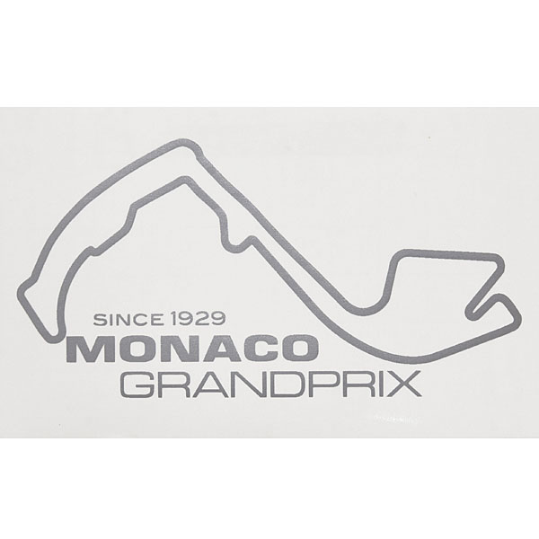 MONACO Grand Prixオフィシャルステッカー(シルバー)