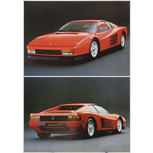 Ferrari Testarossaプレスリーフレットカタログ(1984年初版