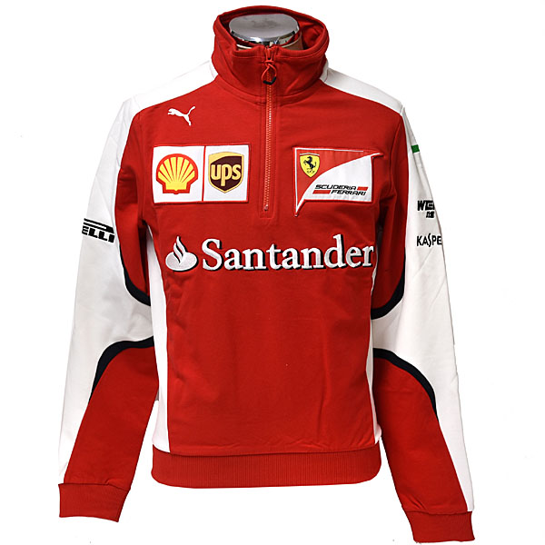 Scuderia Ferrari 2015ドライバー用ハーフジップスウェット