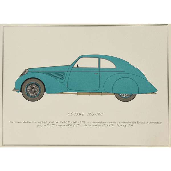 Alfa Romeo純正60周年記念イラストレーションカードセット