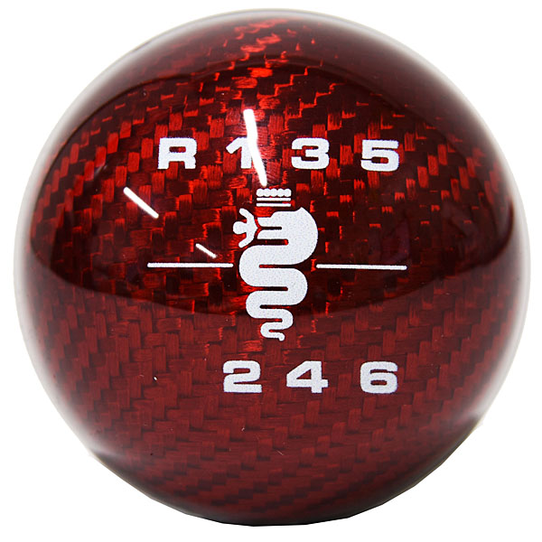 Alfa Romeo Gear Knob TRETOK CARBON(Red/Black/Reverselock)