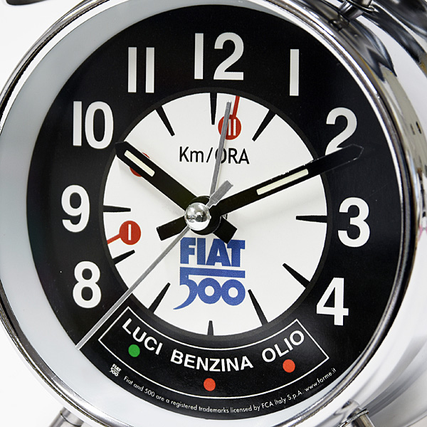 FIAT Nuova 500 Clock(Black)