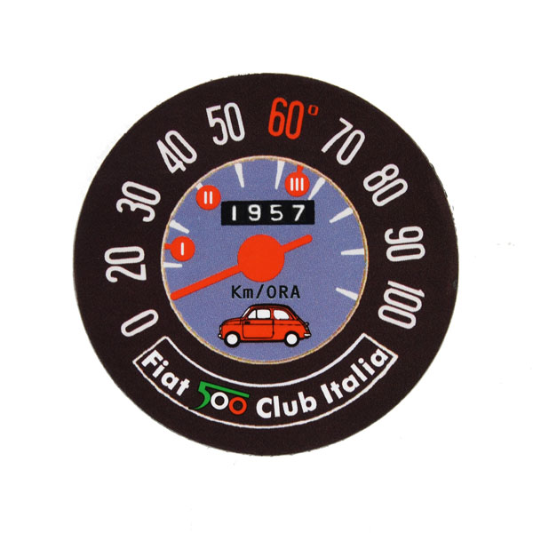 FIAT 500 CLUB ITALIAマグネット(メーター)