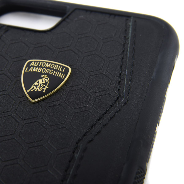 Lamborghini iPhone7 Leather Case(Black/Black)