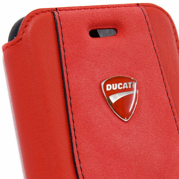DUCATI iPhone7 Flip Type Leather Case(Red)
