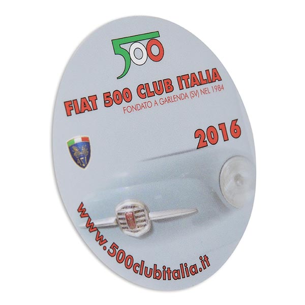 FIAT 500 CLUB ITALIA 2016 Sticker(Reverse Type)