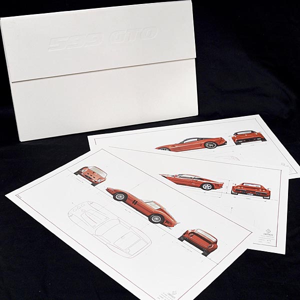 Ferrari純正GTOプレミアムビュー招待者贈呈用リトグラフセット