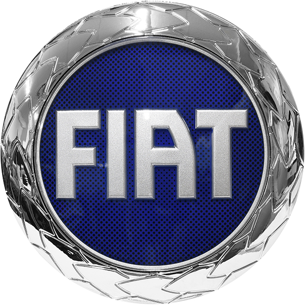 FIAT Emblem(Rear/Blue/85mm)<br><font size=-1 color=red>07/01到着</font>