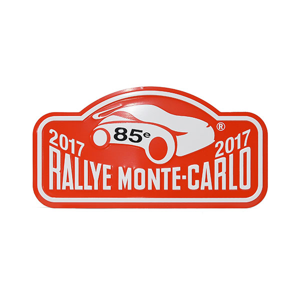 Rally Monte Carlo 2017オフィシャルメタルプレート(Small)