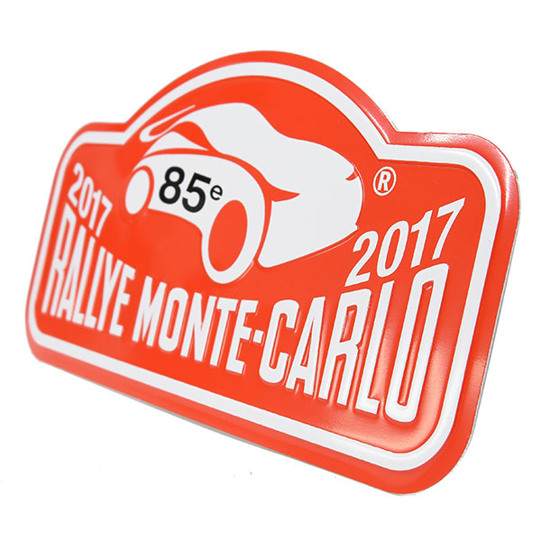 Rally Monte Carlo 2017 Official Metal Plate(Small)