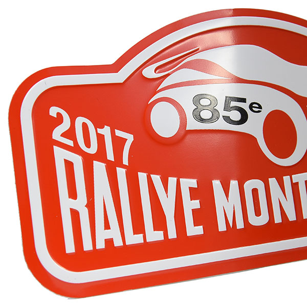 Rally Monte Carlo 2017 Official Metal Plate(Small)