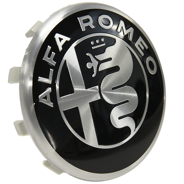 Alfa Romeo純正Newエンブレム(モノトーン)ホイールセンターキャップ(Alfa 159/Brera/Spider/Giulietta/GIULIA/STELVIO)<br><font size=-1 color=red>06/18到着</font>