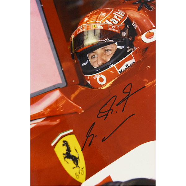 Scuderia Ferrari 2003 F1ワールドチャンピオンメモリアルフォト-M.シューマッハ直筆サイン入り-