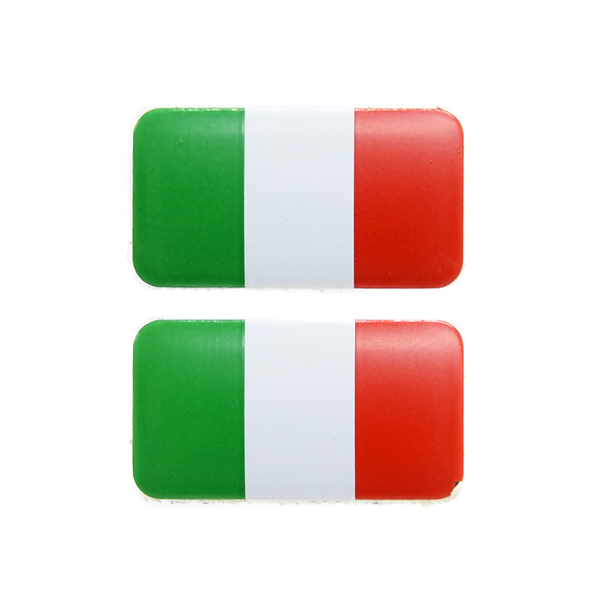 イタリア国旗アルミミニステッカーセット