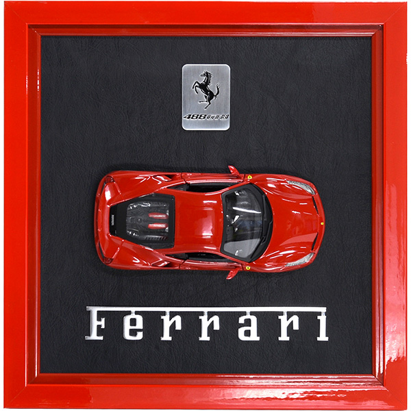 Ferrari 488GTB額装オブジェ