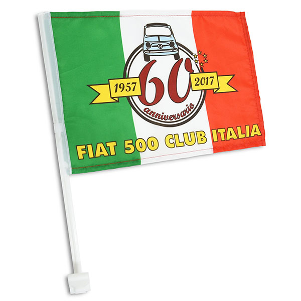 FIAT 500 CLUB ITALIA FIAT 500 60周年記念ウィンドウフラッグ