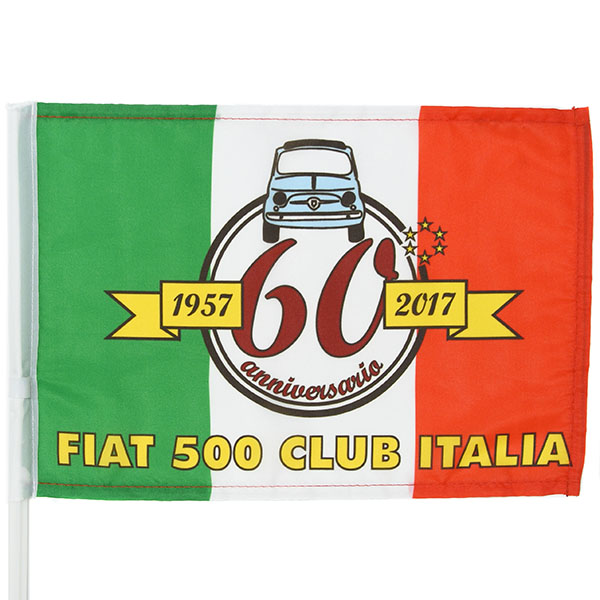 FIAT 500 CLUB ITALIA FIAT 500 60 Anni Memorial Flag