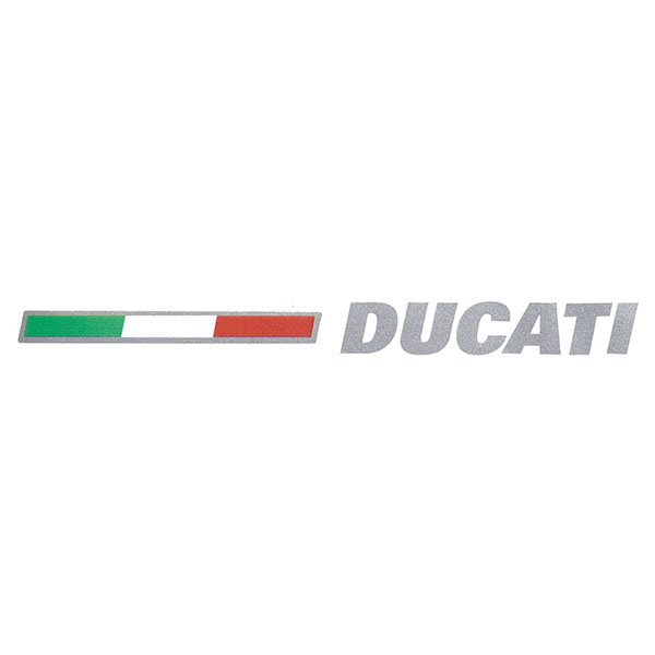 DUCATI純正ロゴ&イタリア国旗ステッカー