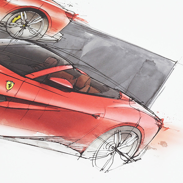 Ferrari Portofino Litograph for VIP Guest