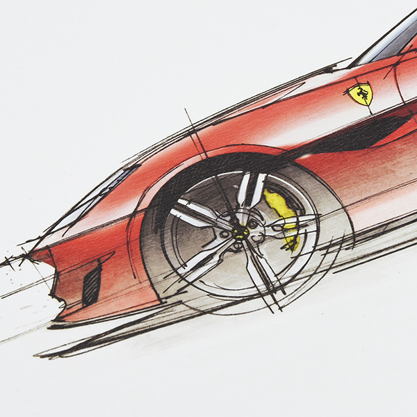 Ferrari Portofino Litograph for VIP Guest