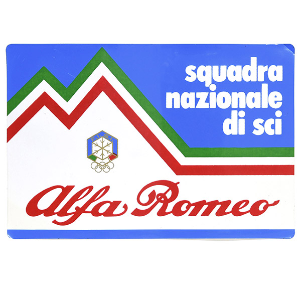 F.I.S.I.スキーチーム supported by Alfa Romeoステッカー