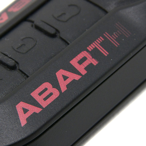 ABARTH Key Cover -Prototype-(Black/Red Logo)