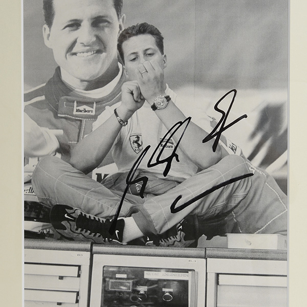 m.schumacher Signed Photo with Frame